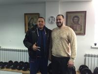 Успенский собор посетил чемпион по тяжелой атлетике Михаил Кокляев